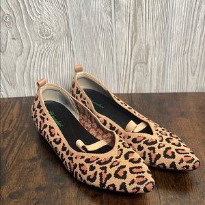Leopard Print Women's Flats Size 9